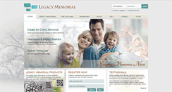 Desktop Screenshot of legacymemorial.com